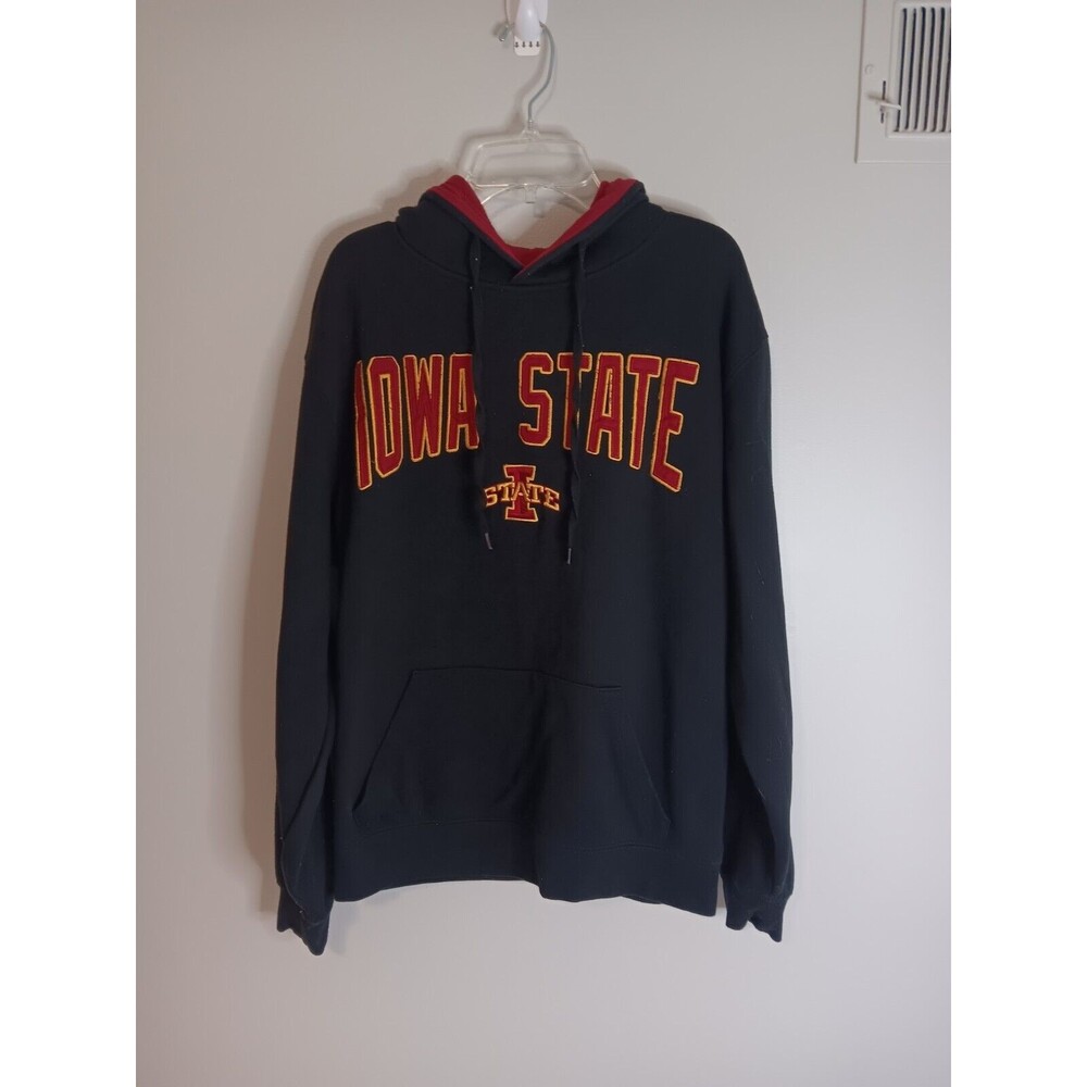 Iowa State Cyclones Adult Medium Stadium Brand Hooded Sweatshirt Black